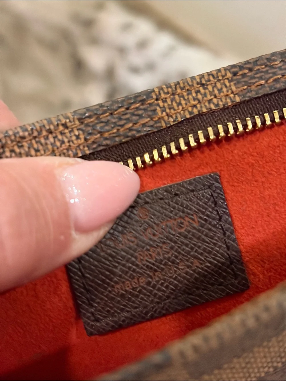 Louis Vuitton Damier Ebene Pouch